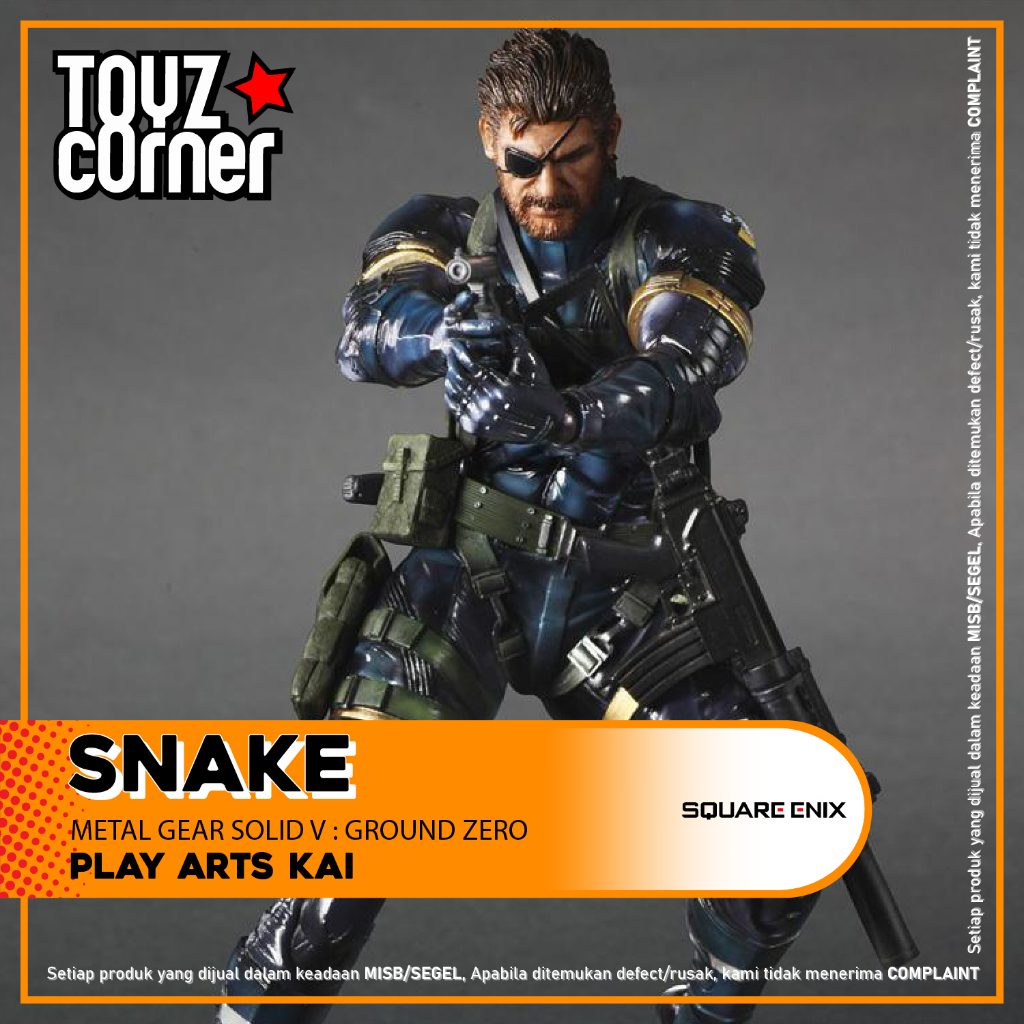 Toyz Corner - Square Enix Play Arts Kai Metal Gear Solid V : Ground Zeroes - Snake
