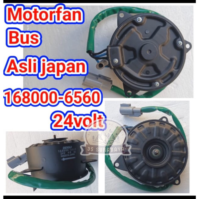 Motorfan motor fan Bus Asli Jepang 6560 24 Volt Ac Mobil Ac Bus Universal