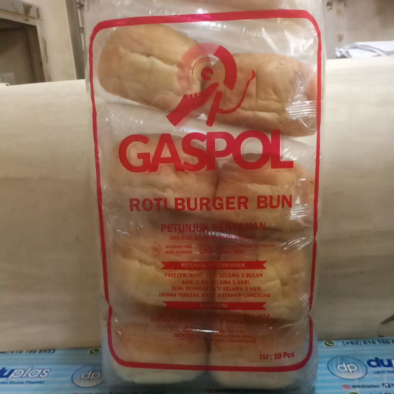 

Roti Burger Bun Polos Gaspol isi 10 pcs