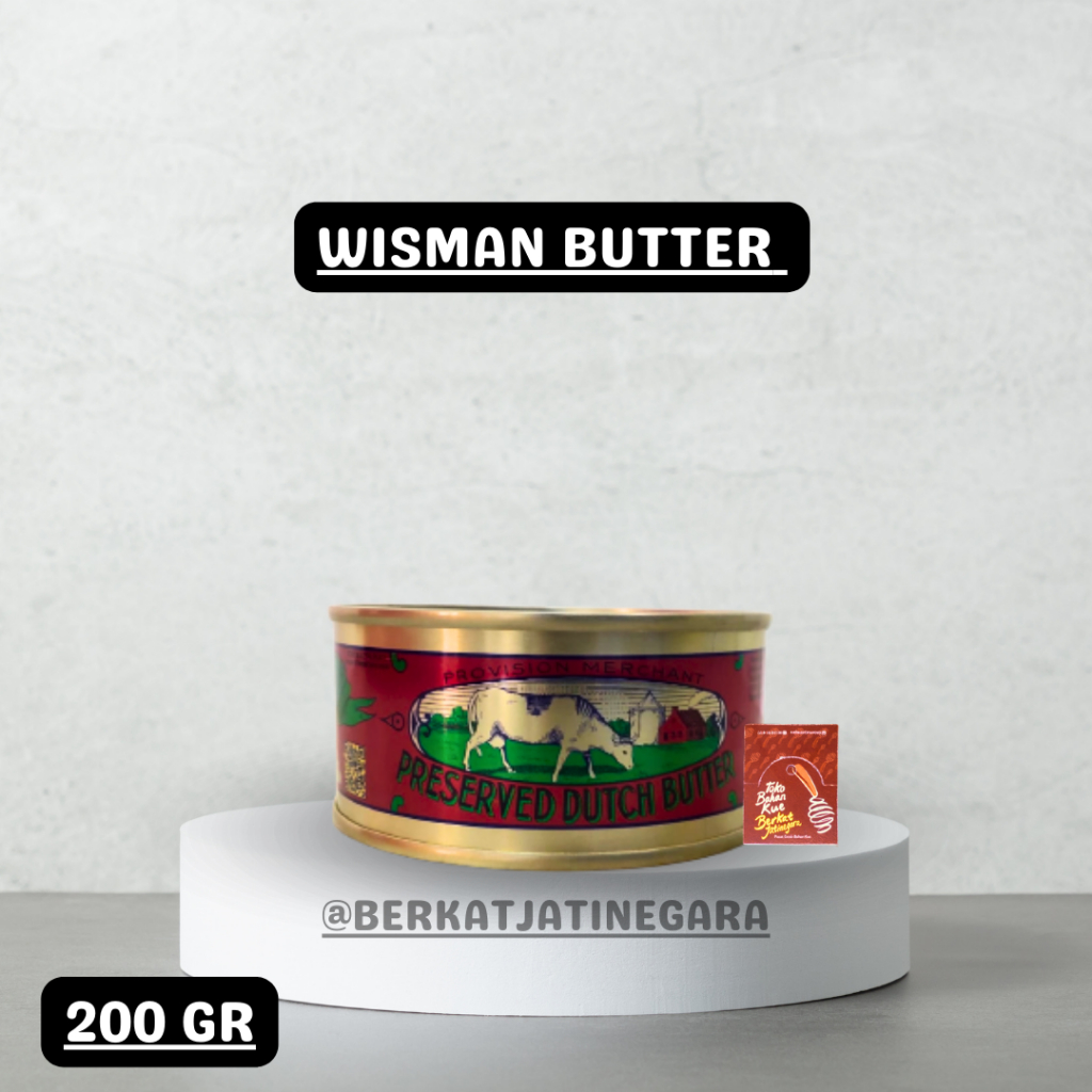 

BUTTER WISMAN 200 GR / MENTEGA WISMAN WYSMAN / SETENGAH DUS / 30 PCS