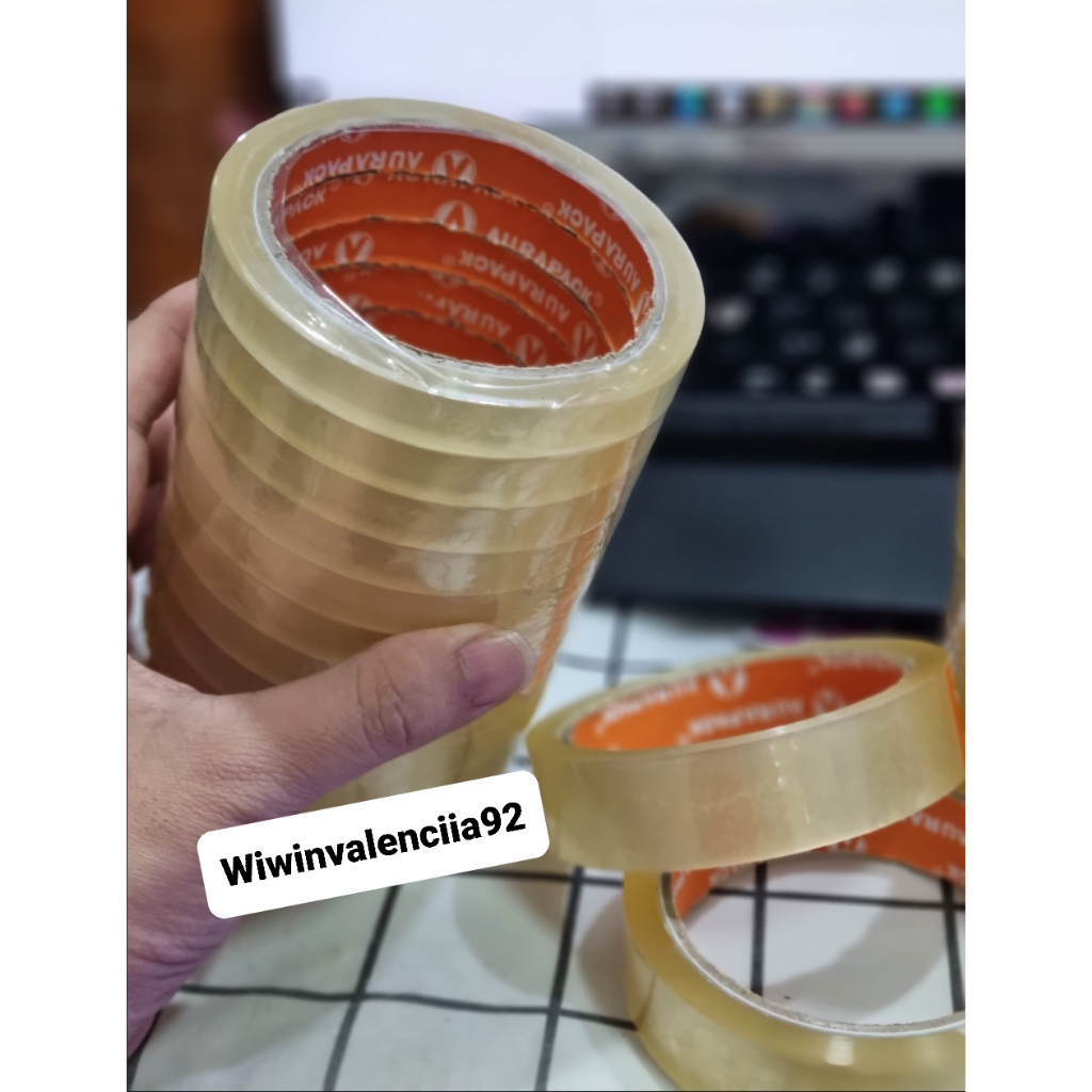 

2024 Paling BAGUS Lakban Bening AURAPACK/ONIKA Waterproof Gulungan 72 90 Yard X Lebar 24 /12/48 mm X @144 Duct Tape Clear Sedang Besar Kecil Tebal Transparent Transparant Transparan Tidak Muda Sobek Water Proof INOKI i-nOki Pack 12mm 24mm Isolasi Isolatip