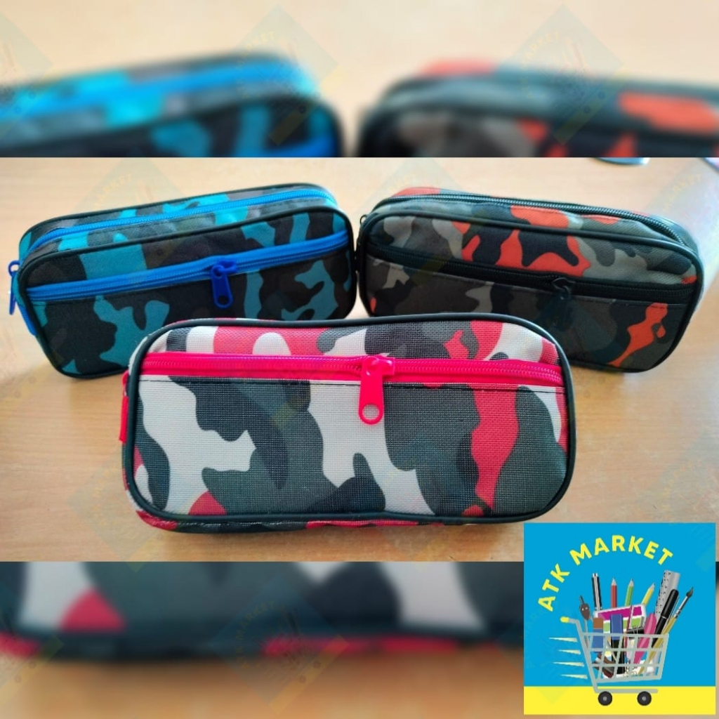

Kotak Tempat Pensil / Pensil Case Kain Motif ARMY 1121 HIGH QUALITY