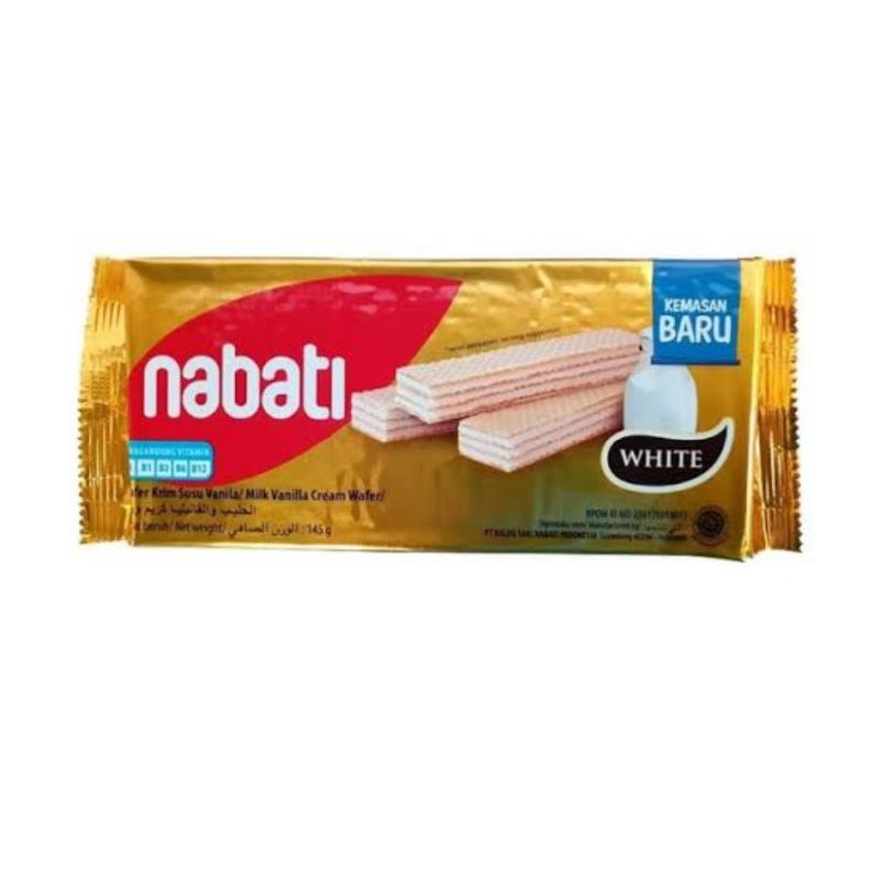 Nabati Wafer White/Nabati Wafer 110gr