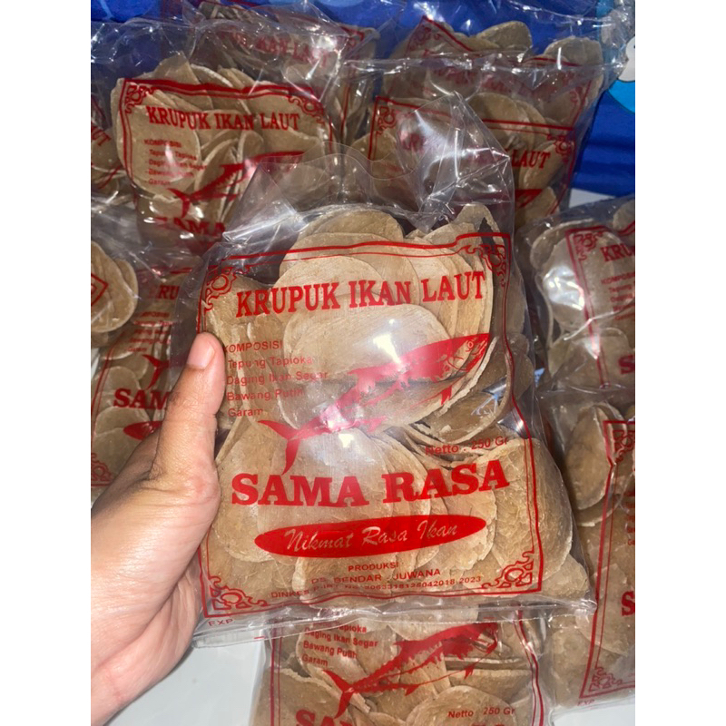 

kerupuk ikan laut khas juwana pati 1kg