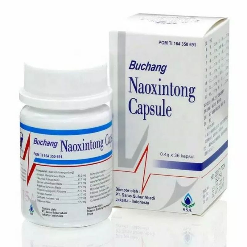 buchang naoxintong capsule isi 36 kapsul