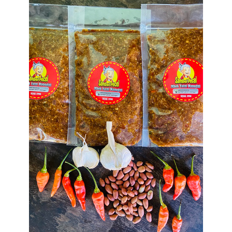 

sambel pecel khas wonogiri mbok yatni kemasan 500g