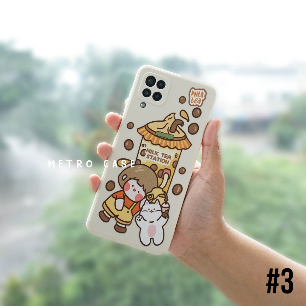 [M09] CASE MACARON MOTIF VIVO V27 V27E V25E 5G V23E 5G V15 PRO V11 V21E V21 4G 5G Y36 Y16 Y35 Y22 Y7