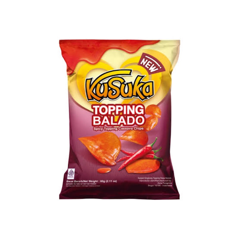 

kusuka topping balado keripik singkong