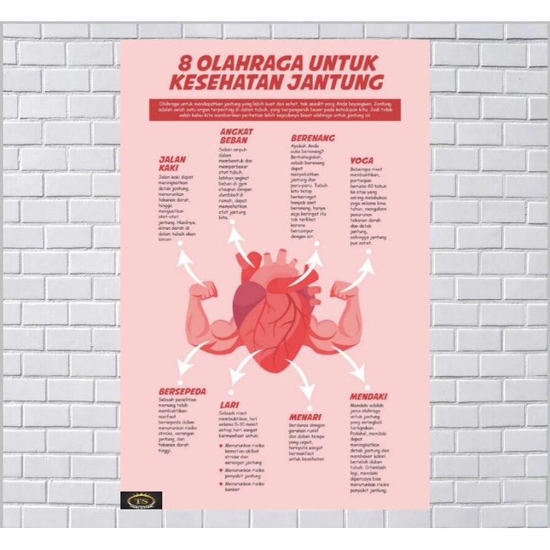 

Poster Kesehatan 8 Macam Olahraga Untuk Kesehatan Jantung