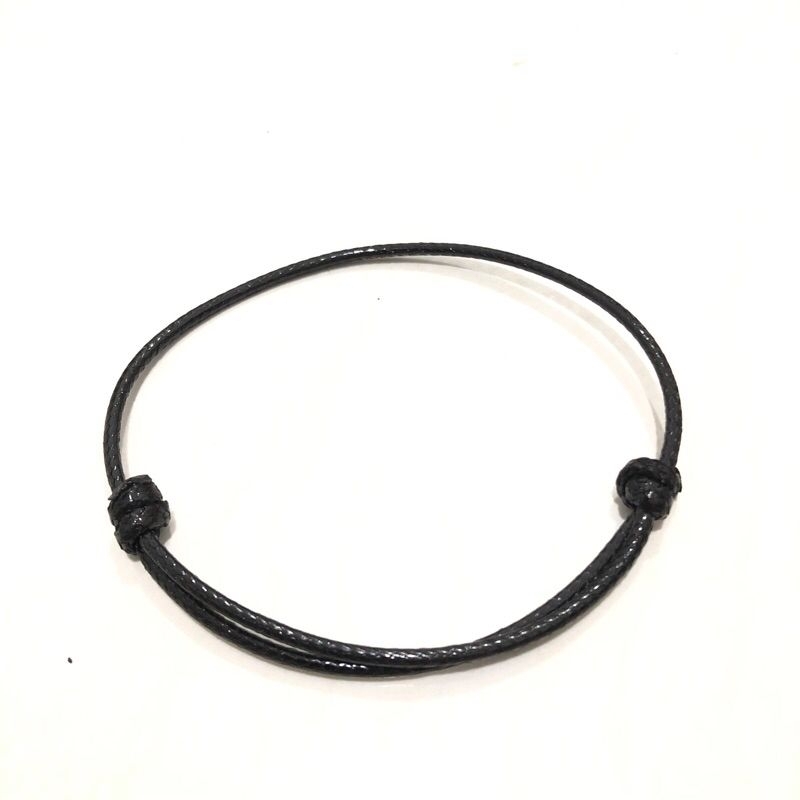 GELANG POLOS HITAM TERBARU PRIA/WANITA COUPLE TERMURAH