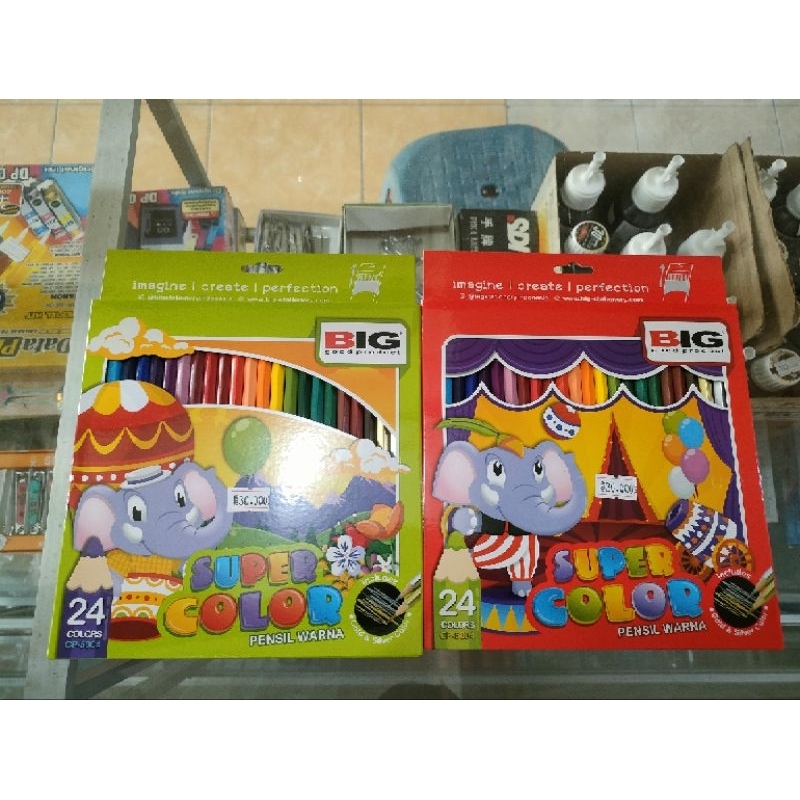 

pensil warna panjang merk BIG isi 24