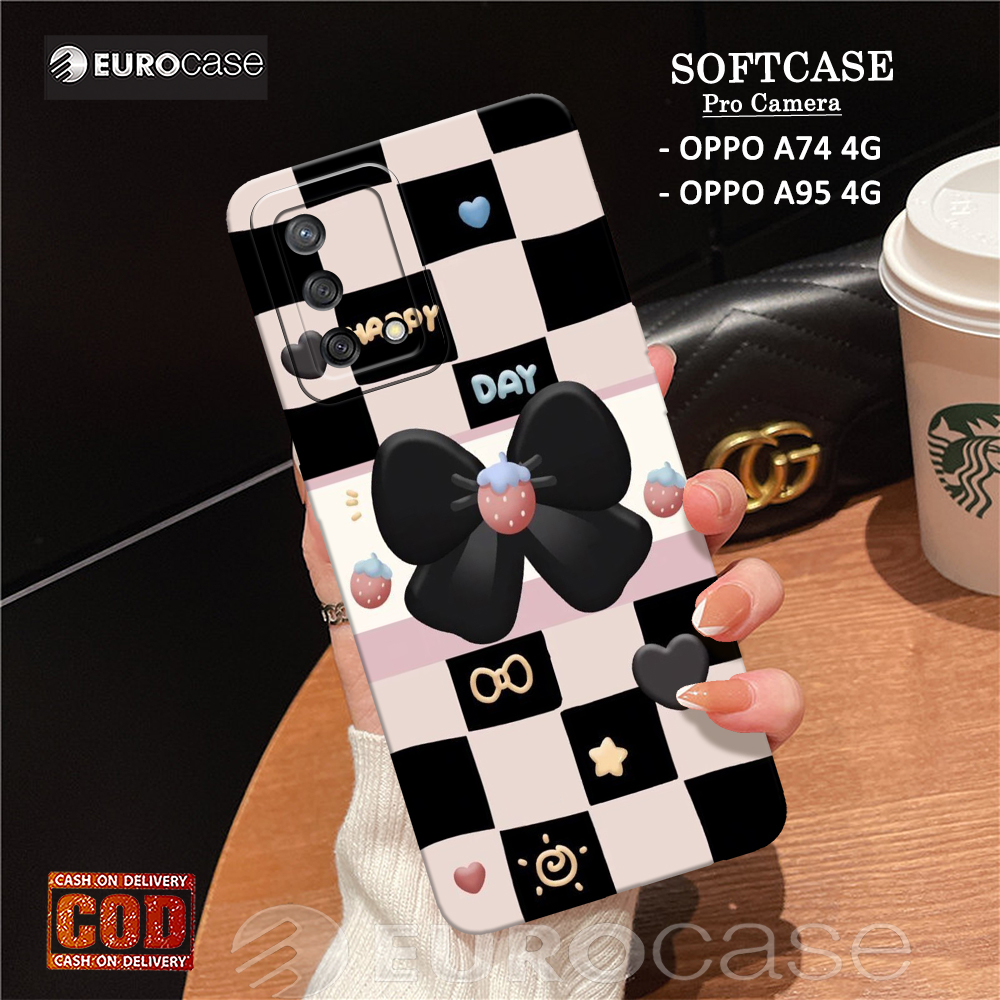 Casing Hp Oppo A74 4G / A95 4G - Fashion Case Kartun - Soft Case Hp Oppo A74 4G / A95 4G - Kesing Hp