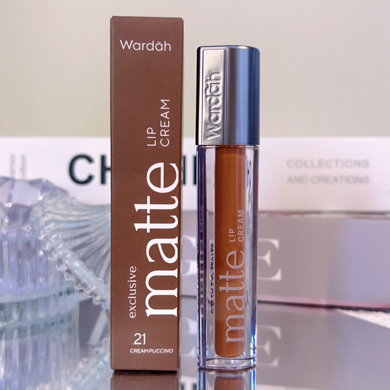 Wardah Exclusive Matte Lip Cream 21 Creampuccino