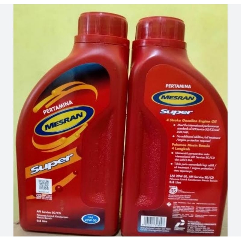 Oli Mesran Super SAE 20/50 800ml