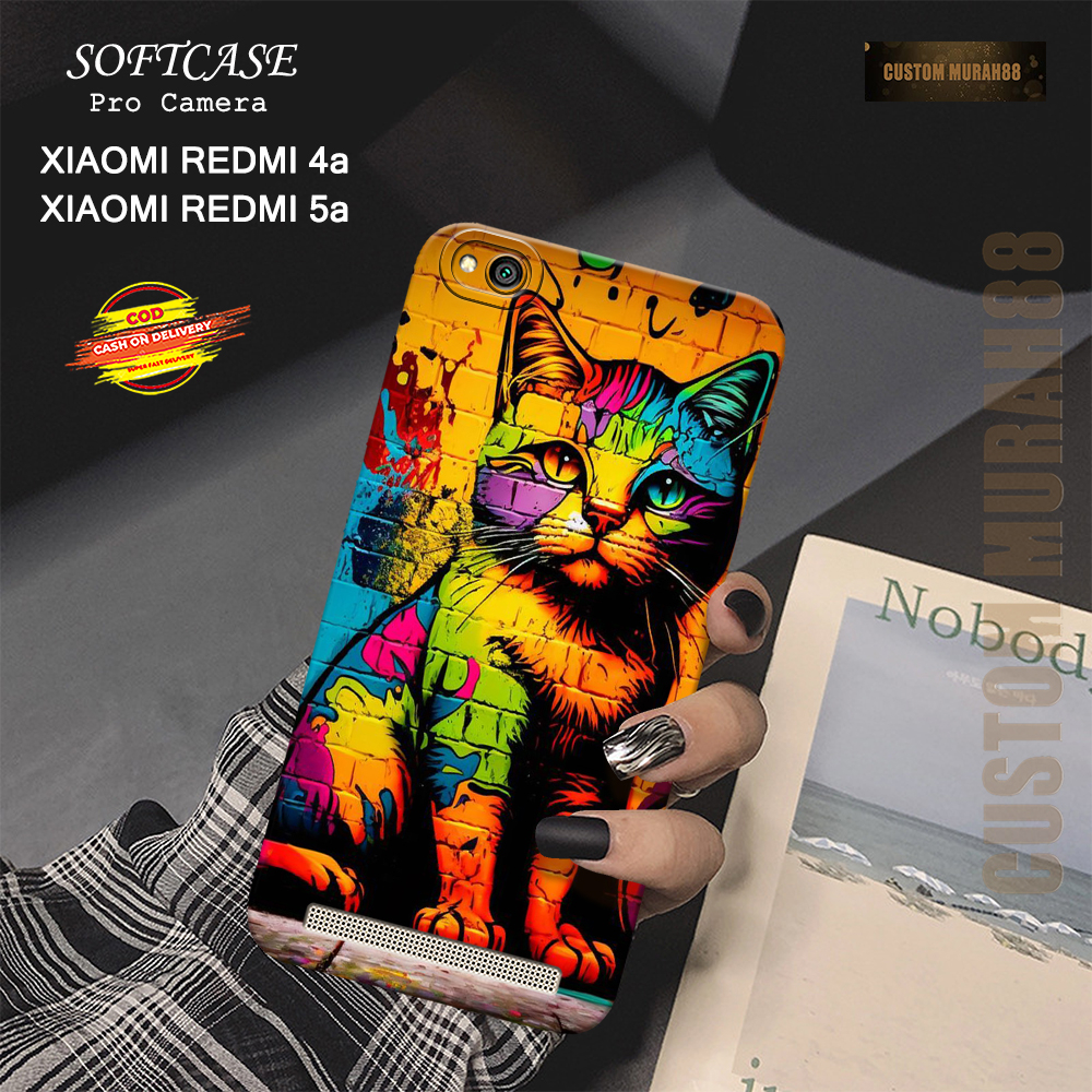 Case Xiaomi Redmi 5A / 4A Terbaru - Fashion Case CATS - Casing Hp Xiaomi Redmi 5A / 4A - Softcase Pr