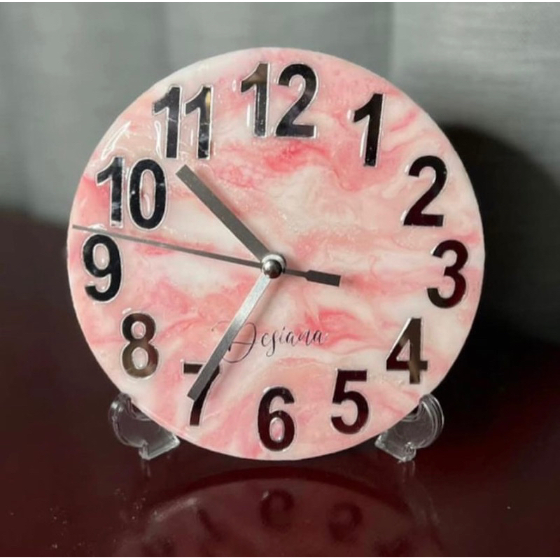 Jam Resin - Resin Clock - Jam Custom - Kado Unik - Jam Custom Nama