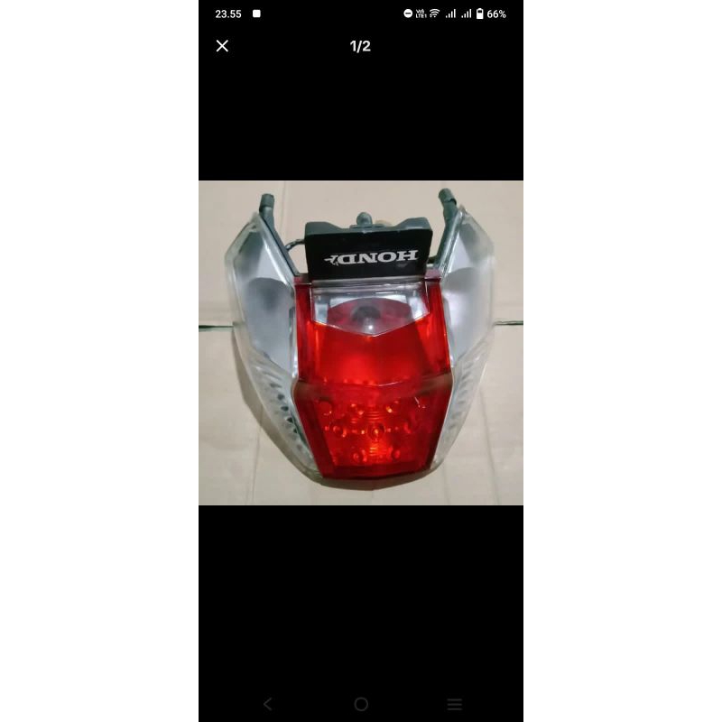 lampu belakang Supra x 125