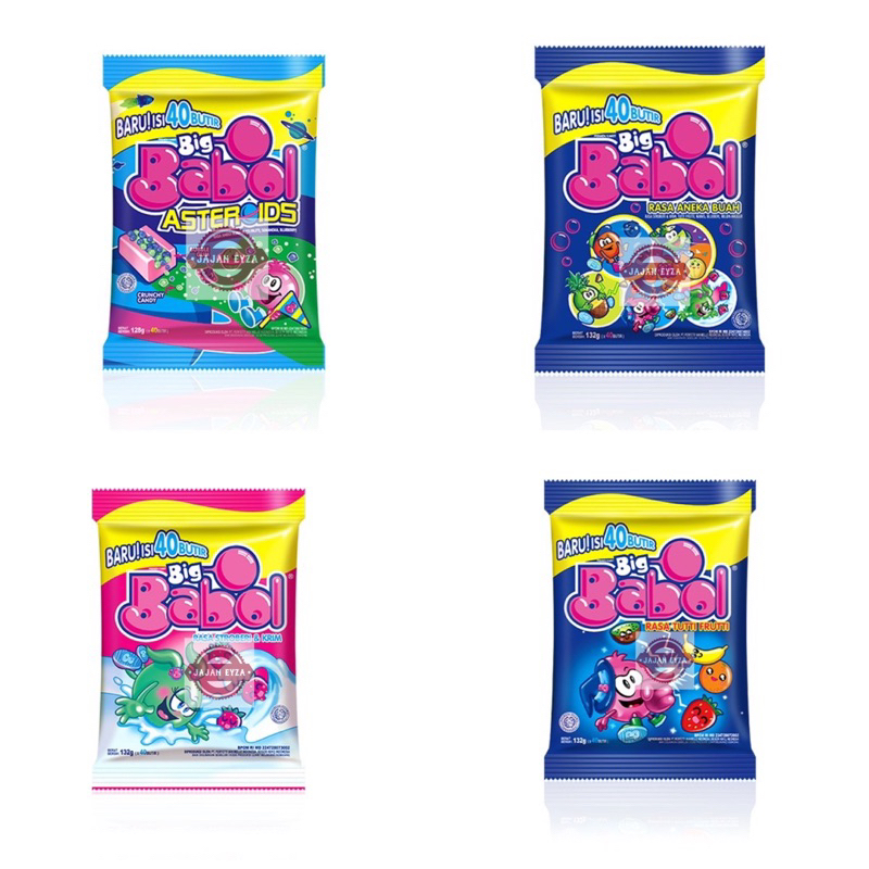 

MENTOS PERMEN BIG BABOL isi -+40 / BIG BABOL KRIM STRAWBERRY / BIG BABOL TUTTI FRUTTI / BIG BABOL BLUBERRY / BIG BABOL STRAWBERRY / PERMEN KARET BABOL