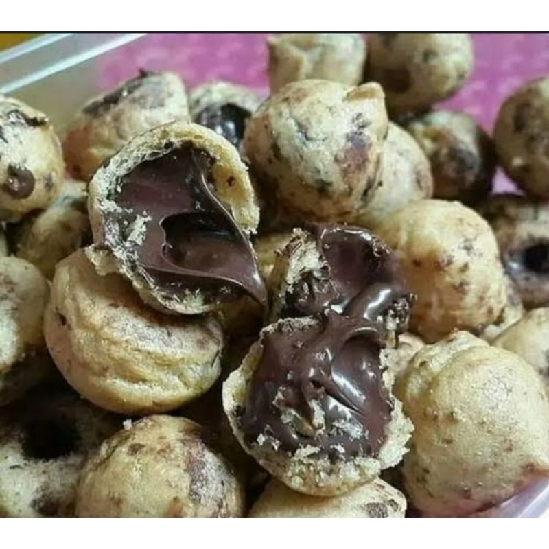 

makanan cemilan sus coklat 250gram manis