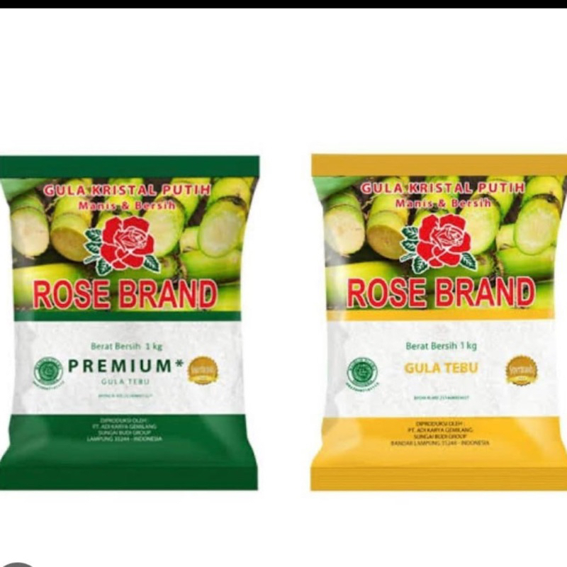 

Paket 2 kg Gula rose brand
