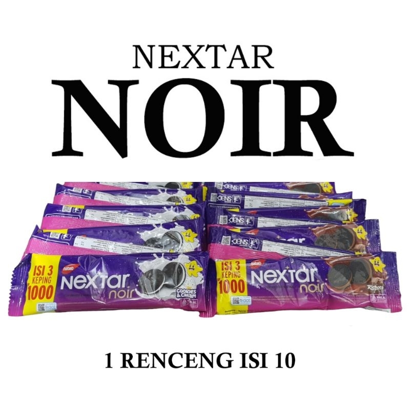 

Nabati Nextar Noir Biskuit Renceng Isi 10 Pcs