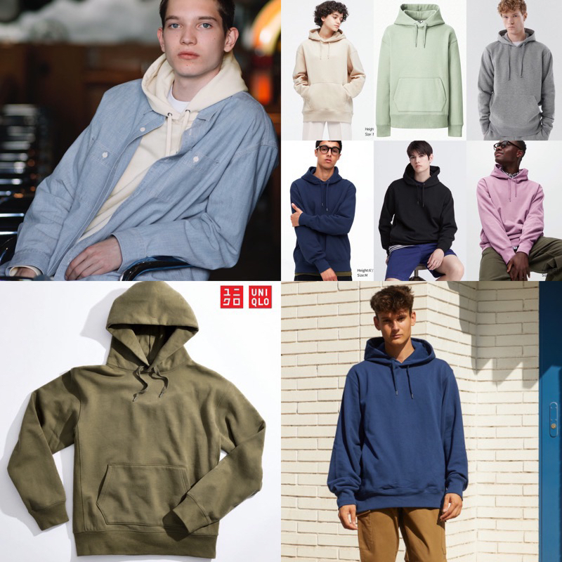 Uniqlo U Pullover Oversized Hoodie - Hoodie Uniqlo Pria & Wanita