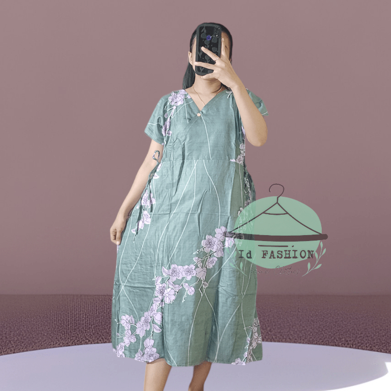 Daster Murah Rayon Kimono Jumbo Busui Friendly / Daster Kimono Motif Terbaru  / Baju Tidur Wanita Ha