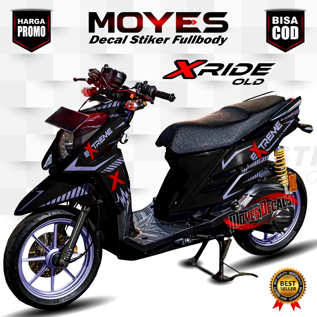 Decal X Ride OLD 115 Full Body Stiker X Ride 115 Full Body Striping X Ride 115 Full Body Decal  X Ri