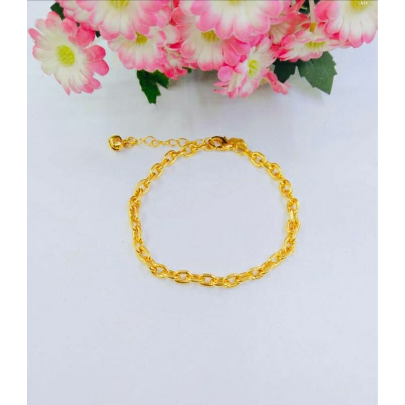 Gelang rantai xuping Gelang rantai polos