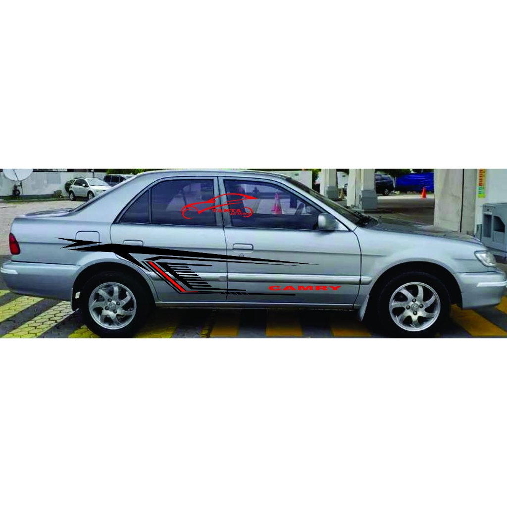 Promo stiker sticker mobil stiker toyota soluna stiker body mobil soluna stiker list variasi toyota 