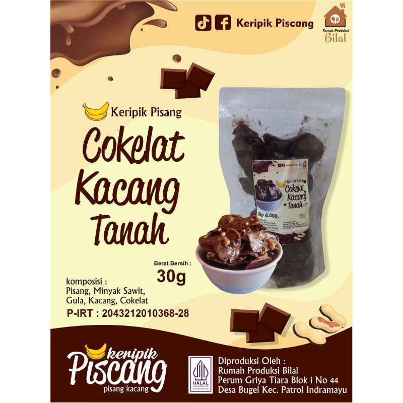 

keripik piscang cokelat