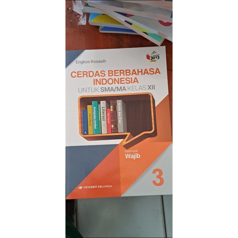 (bekas) Cerdas Berbahasa Indonesia Erlangga kelas 12 XII