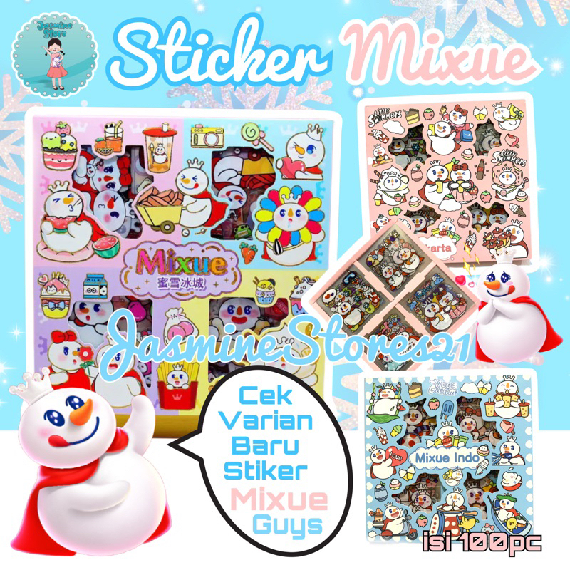 

Stiker Mixui Snow King isi 100 Lembar/Sticker Mixui Ready Stock/Stiker Viral Lucu/Stiker Mixui Sticker Set Mascot Mixui Ice Cream Snow Man