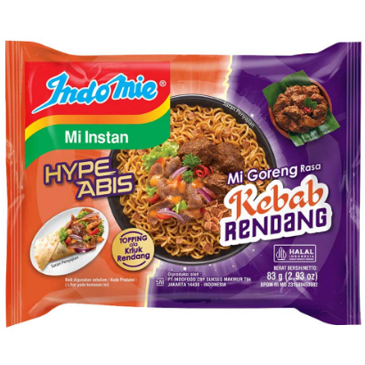 

Indomie Mie Goreng Kebab Rendang 83 gram