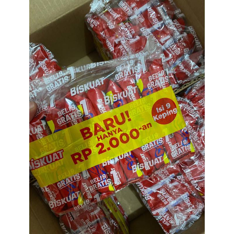 

Biskuat renceng original / cokelat