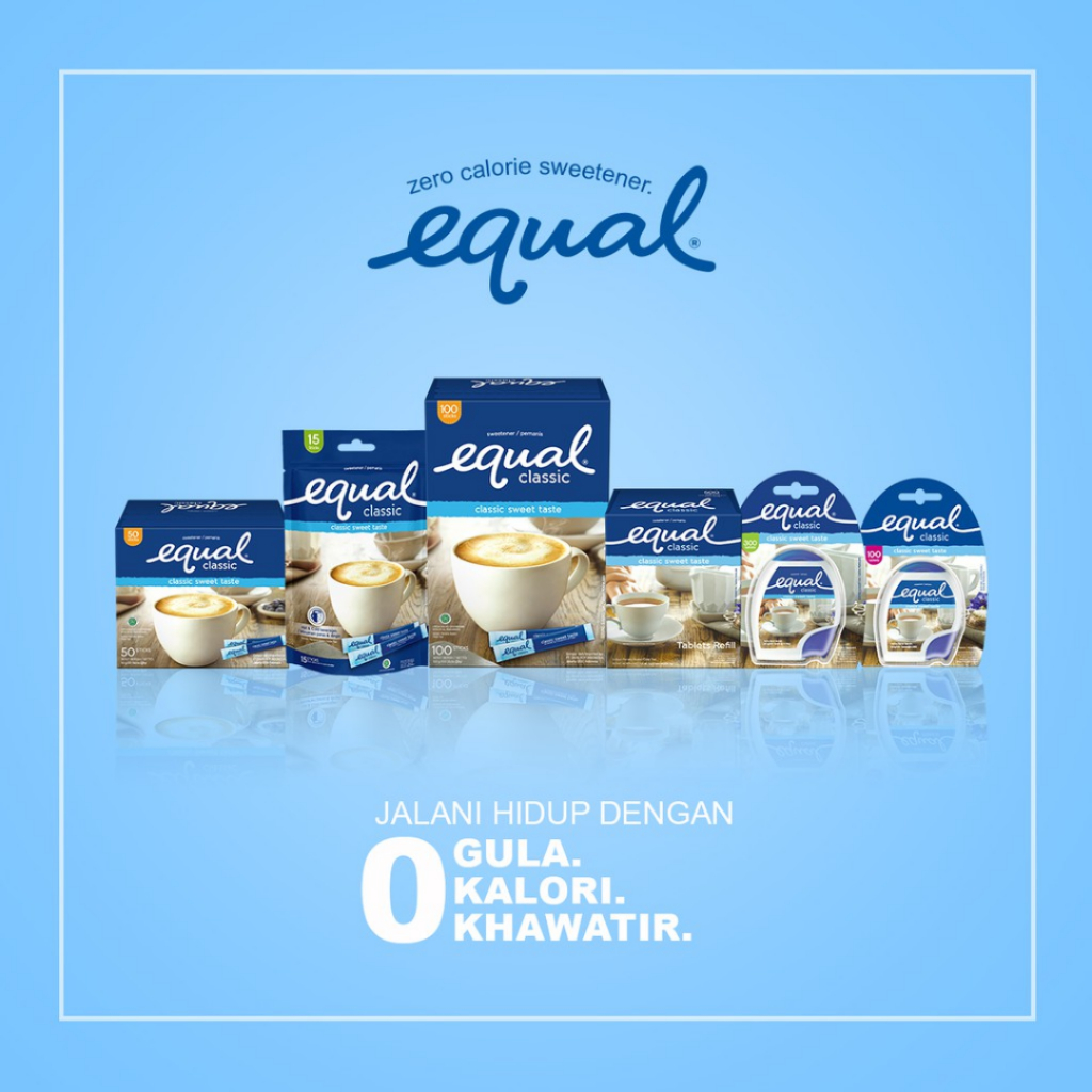 

Equal Classic Sweetener Pemanis nol Kalori