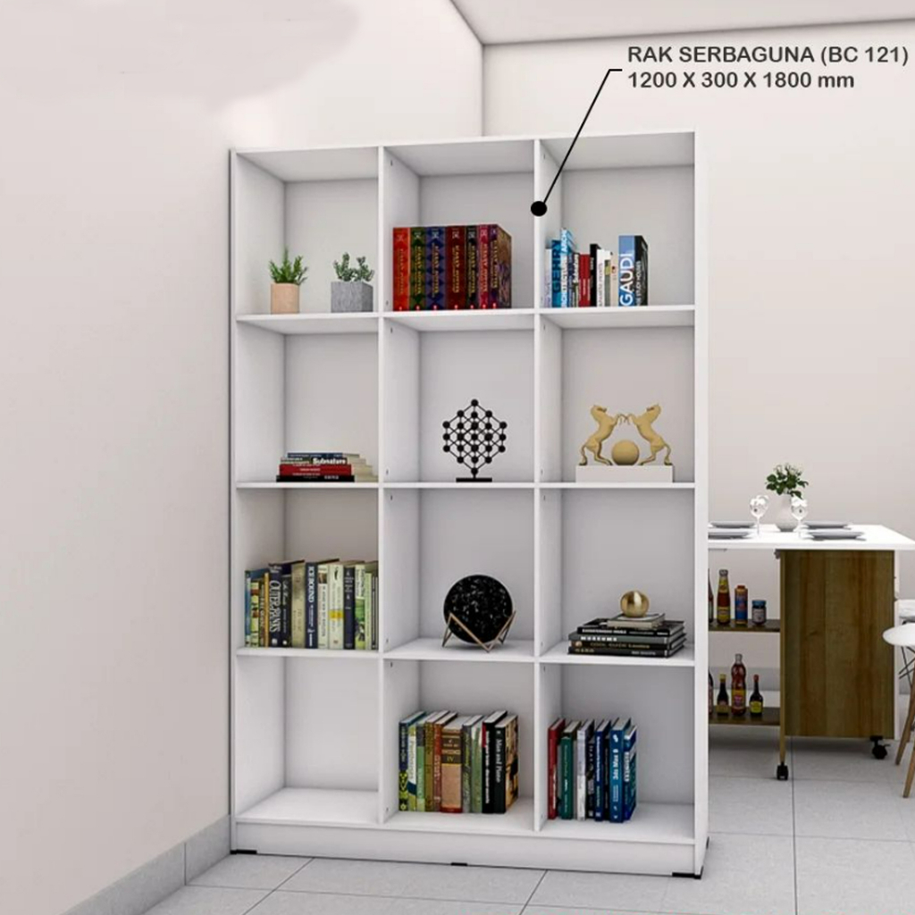 Lemari Buku Sekat Ruangan