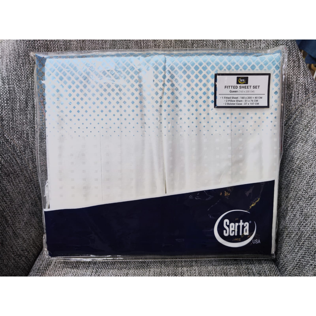 Sprei Bed linen Serta USA Original Size 160 180 200