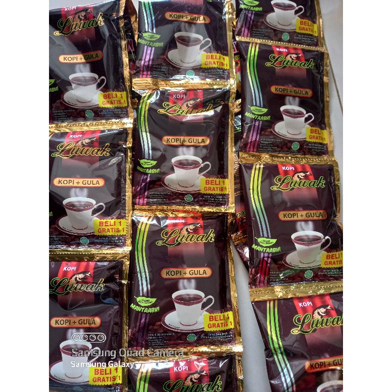 

luwak hitam/ 1 renteng isi 15 sachet