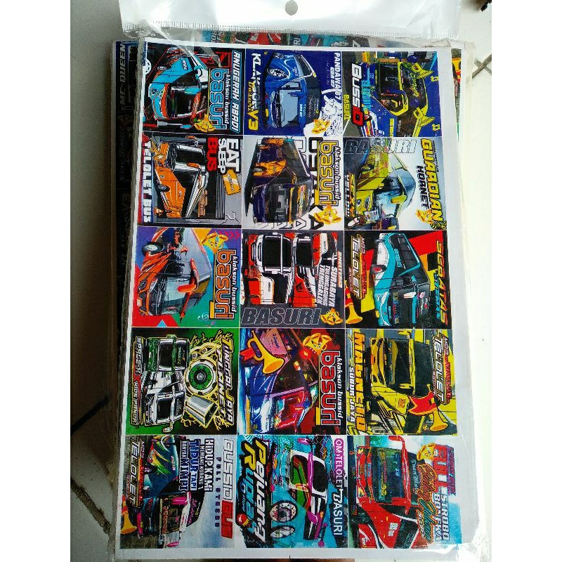 

STIKER BUS VIRAL 1 LEMBAR