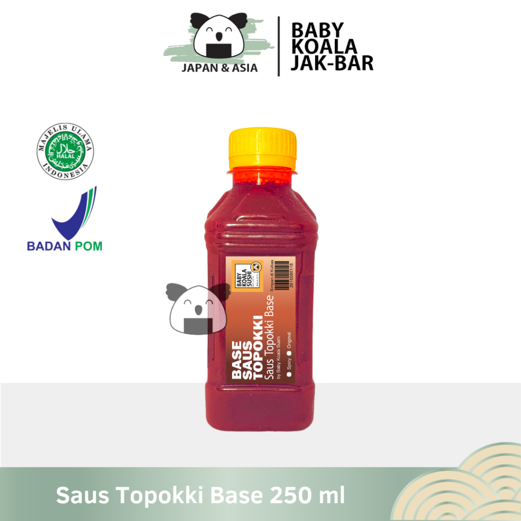 

SAUS TOPOKKI Base By Baby Koala Sushi 250 ml For 500ml | Saus Tteok Instan...