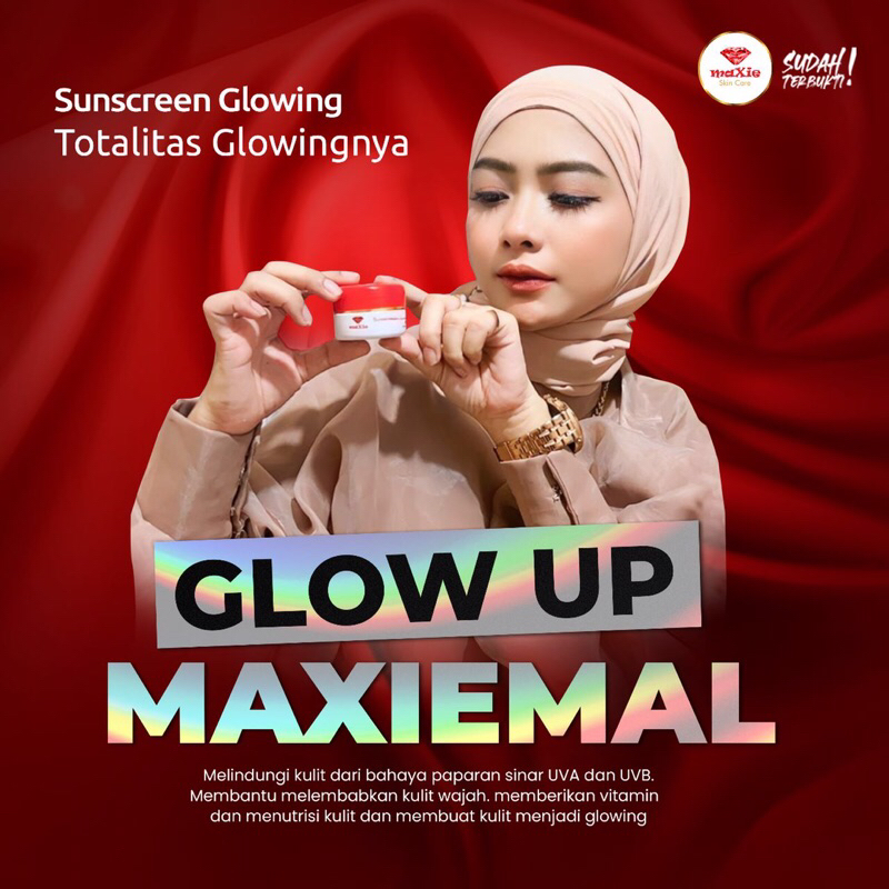 SUNSCREEN GLOWING MAXIE ORIGINAL BPOM