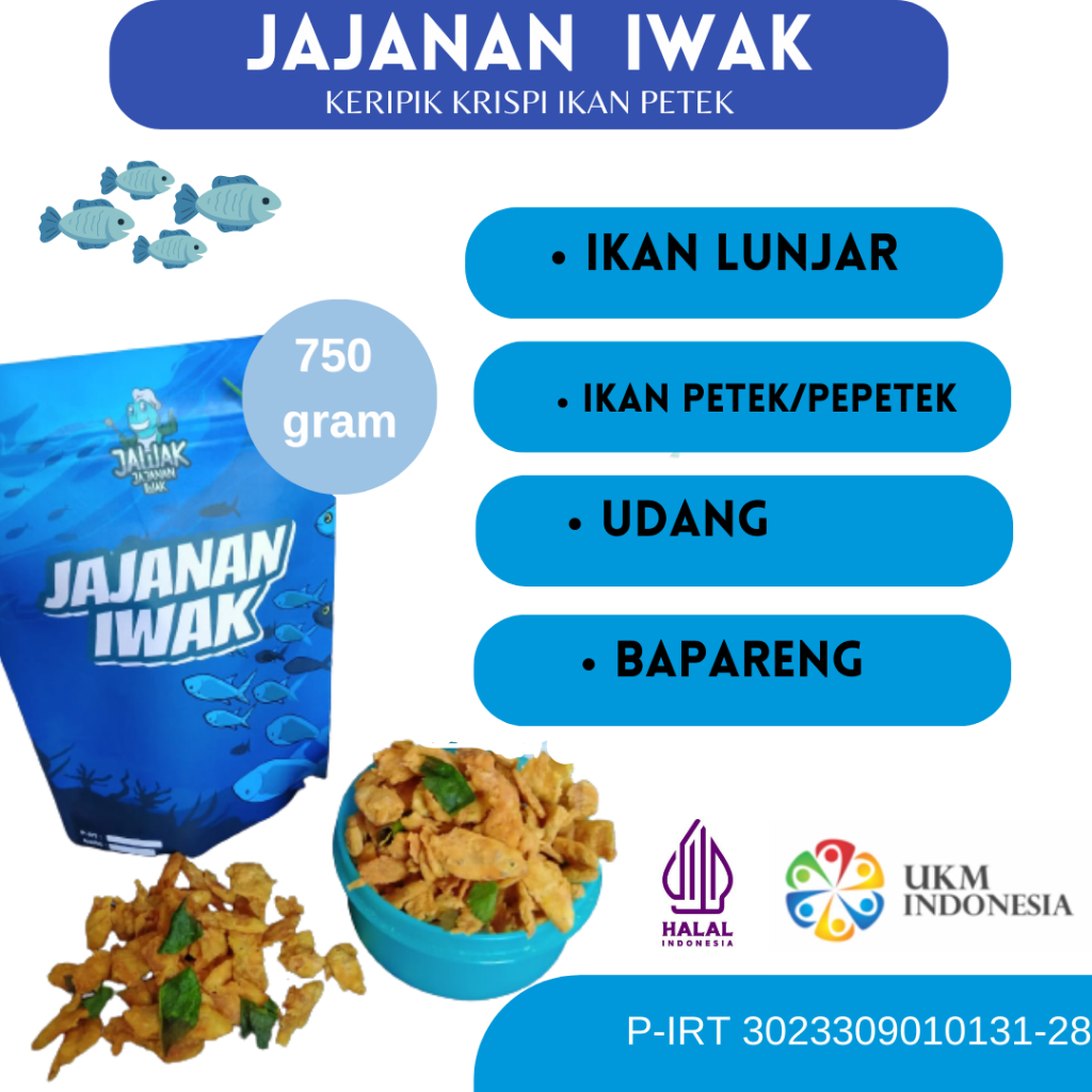 

Keripik krispi ikan petek pepetek pethek baby fish lunjar 750 gram original balado daun jeruk gurih enak murah paling laris renyah jajanan iwak jawak