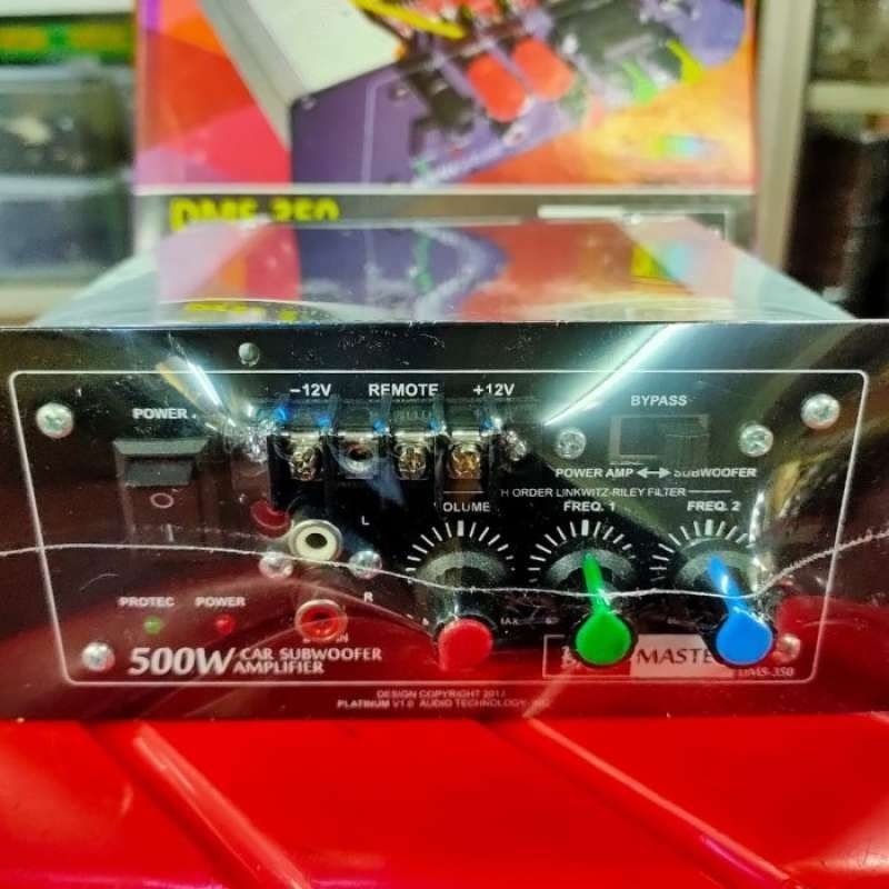 KIT POWER AMPLIFIER SUBWOOFER MOBIL DMS 350