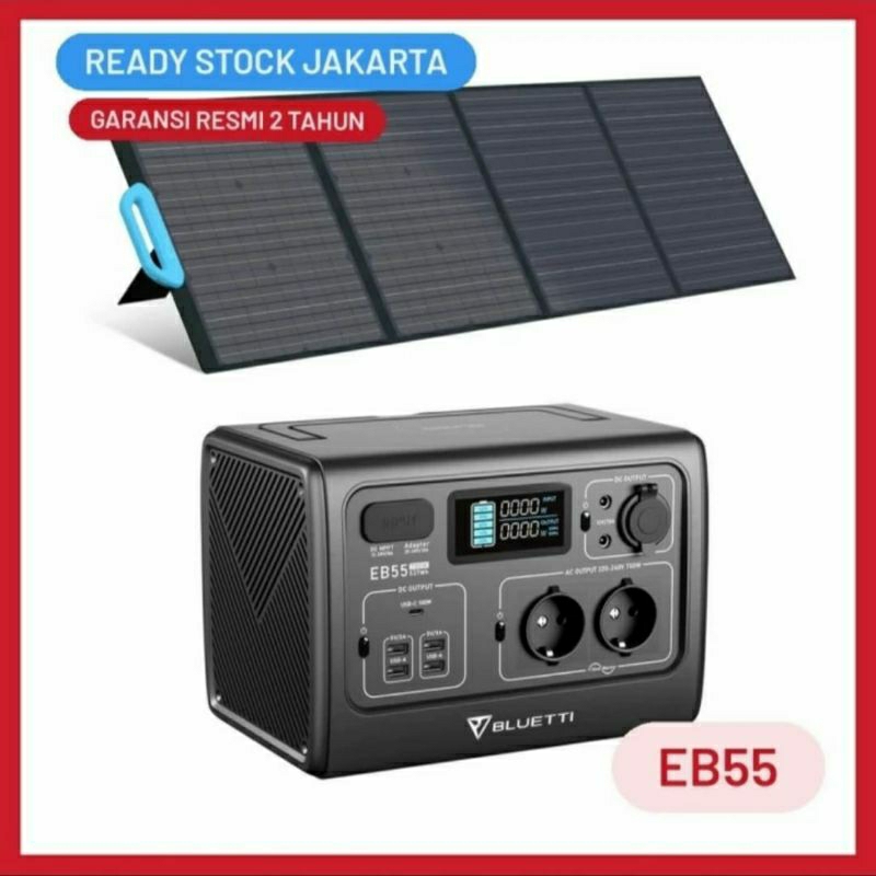 Bluetti EB55 700W 537Wh Portable Power Station Power Bank