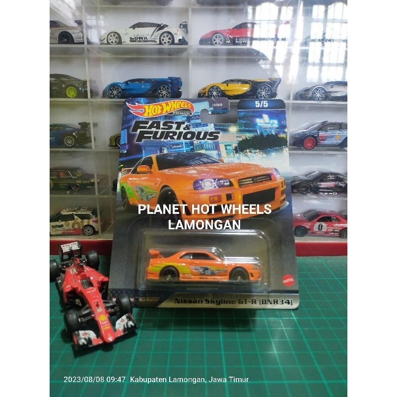hot wheels fast and furious nissan skyline gtr r34 orange