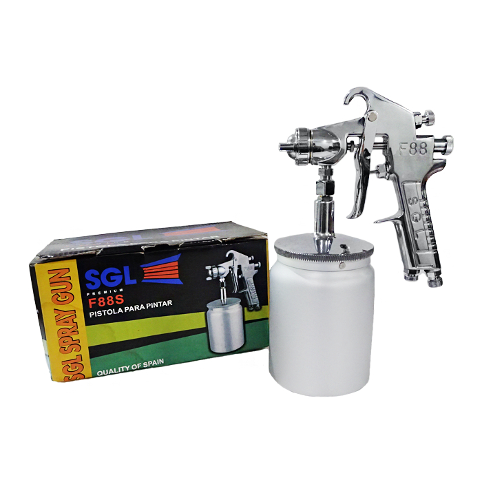 SGL Spray Gun F88S Premium 1.5 mm - Alat Semprot Cat Tabung Bawah