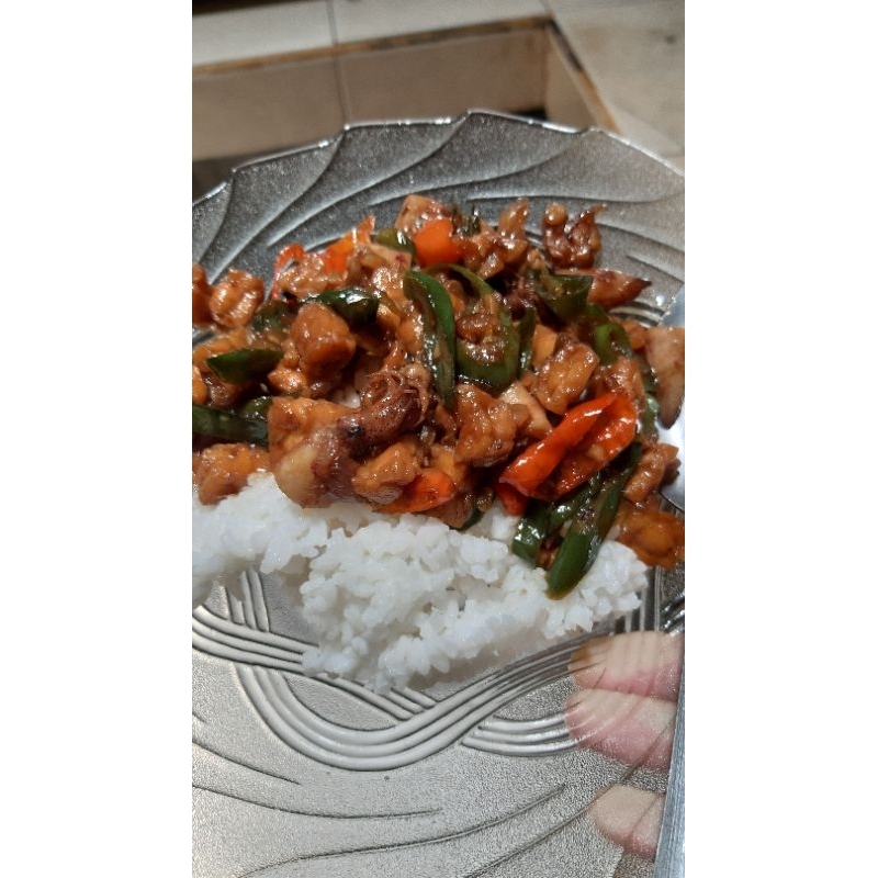 

Oseng Cumi Asin Cabe Ijo Masak Dadakan