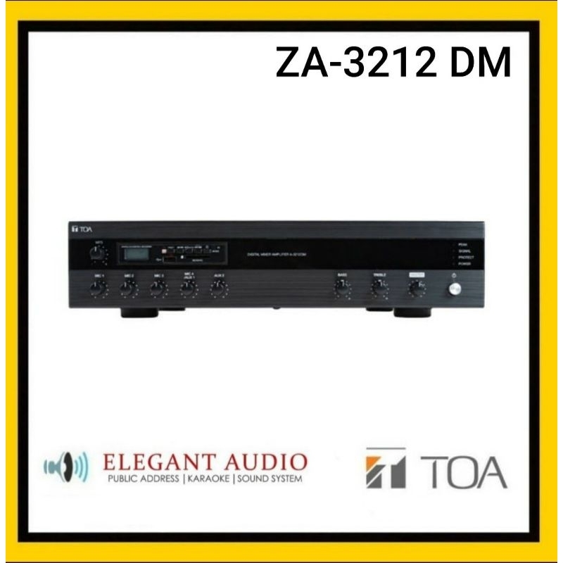 Amplifier TOA ZA3212DM | TOA ZA-3212DM | TOA ZA-3212-DM (120 Watt with USB MP3 Player)