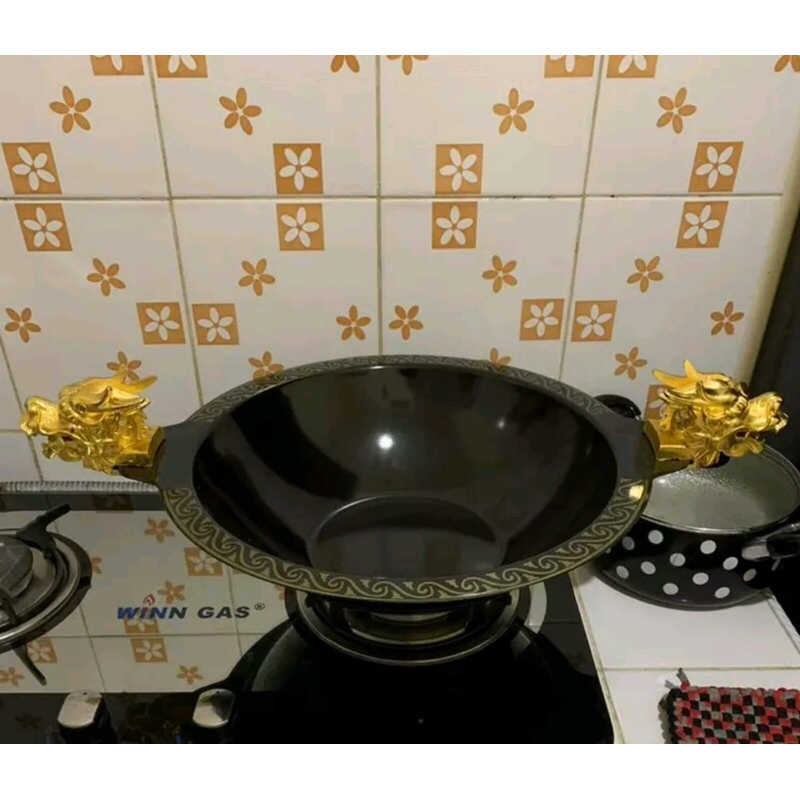 panci steamboat handle naga size 40 cm